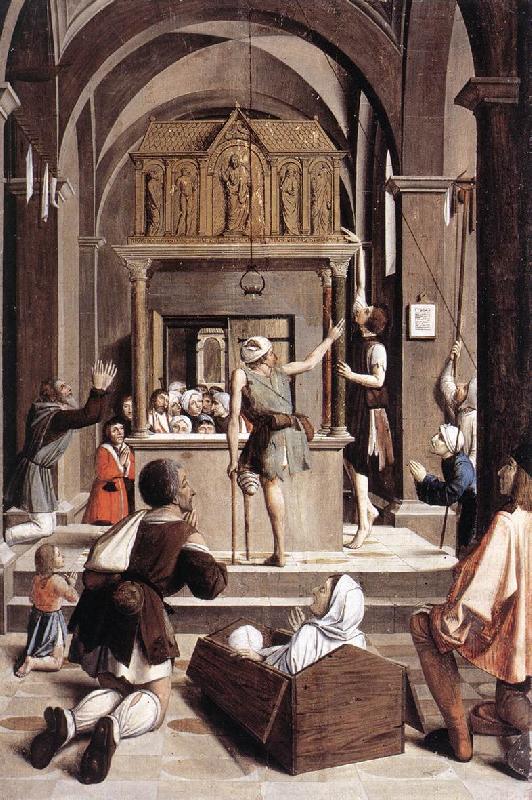 LIEFERINXE, Josse Pilgrims at the Tomb of St Sebastian fg oil painting image